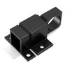 INIRET 4 Packs Self-Closing Latches, Black Spring Door Lock, Aluminum