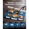 Taseven Food Warming Mat, Silicone Heating Tray with 7 Temperature