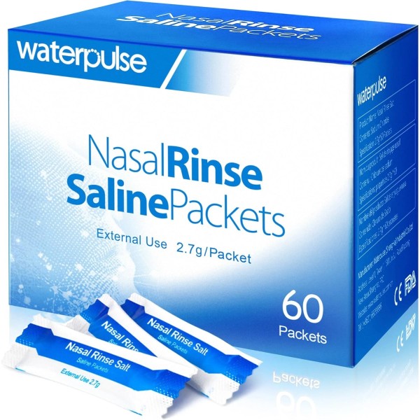 Waterpulse 60 Nasal Rinse Packets,Effect