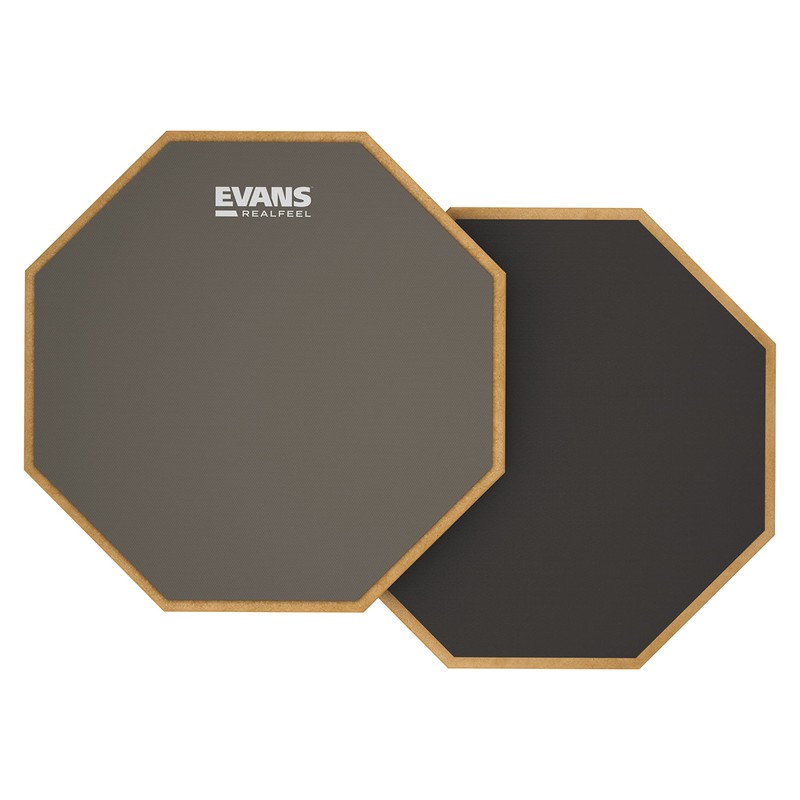 Evans doble cara Pad de práctica, 12 inch, Gris, 12