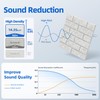 12 Pack Acoustic Panels with Self Adhesive, 12" X 12"