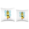 Bee Inline skating Inline skates Sports Throw Pillow