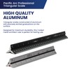 Pacific Arc Professional Aluminum Triangular Scale - Engineer - Silver