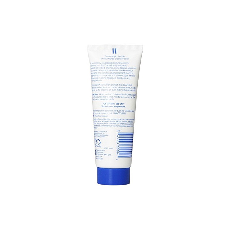Vanicream Moisturizing Skin Cream for Sensitive Skin, 4 Oz (Pack