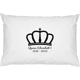 2 x 'Queen Elizabeth II Crown' Cotton Pillow Cases (PW00024517)