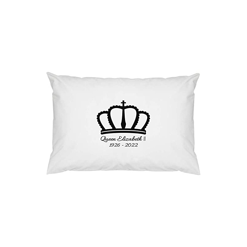 2 x 'Queen Elizabeth II Crown' Cotton Pillow Cases (PW00024517)