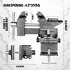 Updated 2-In-1 Bench Vise or Table Vise 4.5 Inch, Clamp