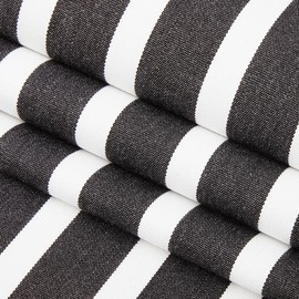 RSH DECOR: Sunbrella Pillow Covers Set of 2 | Covers Only - 17" x 17" | Outdoor Pillow Covers Crafted with Sunbrella Performance Fabric | Shore Classic