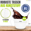 idea-station Plastic Cups Set of 12 – 200 ml –