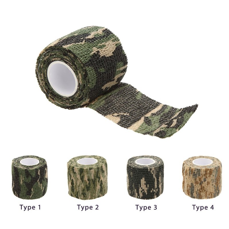 SEADESKY Camouflage Tape Wrap 5CM x 4.5M Camo Form (Pack