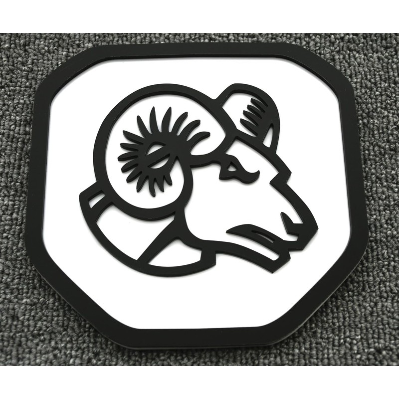 1pc New Custom Rear Tailgate Ram Emblem 3D Badge Compatible
