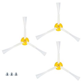Compatible with Roomba 606,641,642,671,691,692,693,694 etc Edge Cleaning Brush 600 Series Gray Side Brush Module, Edge Brush (Set of 3)
