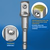 S&R Socket Adapter Set, 3-Part Socket Spanner Set – 1/4-inch,