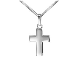 JEVELION Cross Pendant Cross for Women, Men and Children, 925 Silver, Cross 925 silver without chain