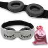 LashHuggers - Eyelash Extension Sleep mask, 3D Eye mask, 100%