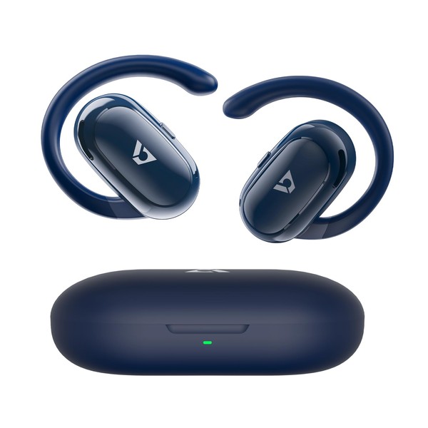 1Mii Open Ear Headphones, Wireless Sports Earbuds 60 Hours Long