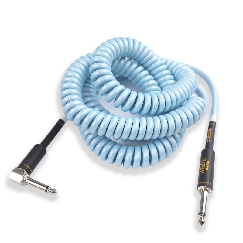M MAKA Premium Guitar Coil Cable 40 Feet, Instrument Coiled