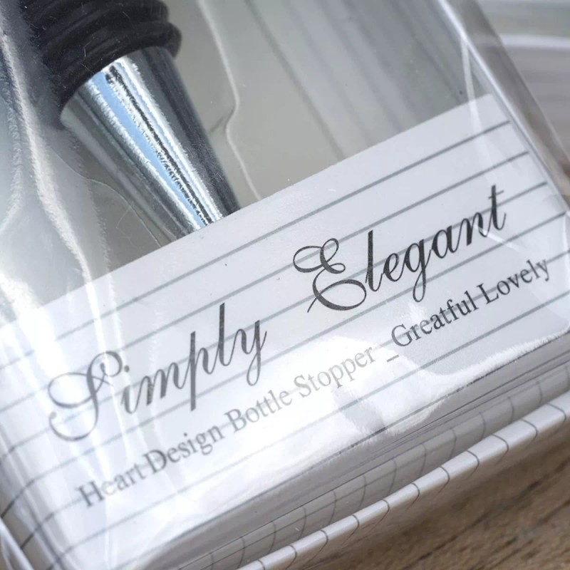 Freds Recuerdo Tapon Para Vino De Acero Inox En Forma