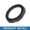 A ABSOPRO 73.1-54.1mm Wheel Hub Centric Rings Plastic Black (Set