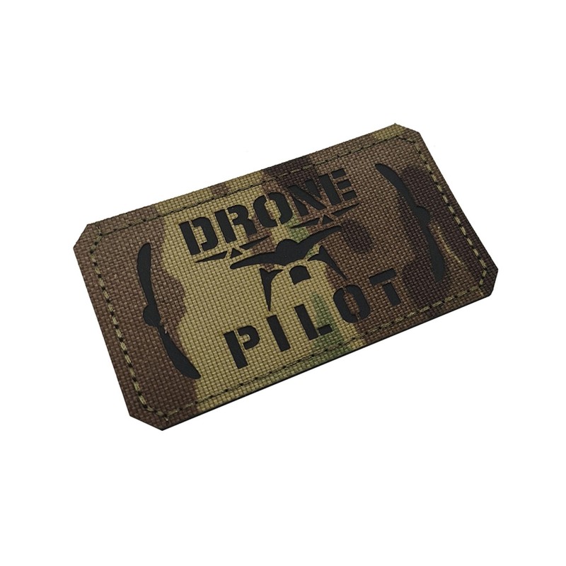 Reflective Drone Pilot Patch, Short Wings Drone Pilot Hook Loop