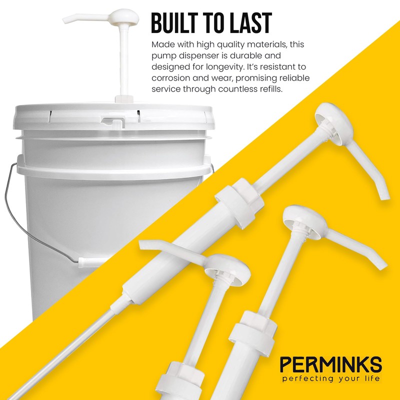 5 Gallon Pump Dispenser - Pump for 5 Gallon Bucket,