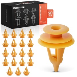 A-Premium 20 PCS Nylon Door Trim Panel & Back Panel Lower Garnish Car Retainer Fastener Push Pin Clips Compatible with Toyota 4Runner 89-95 Land Cruiser 91-97 Pickup 1989-1995 Geo Prizm - for 9.5mm