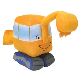MerryMakers Little Excavator Plush Toy, 7-Inch