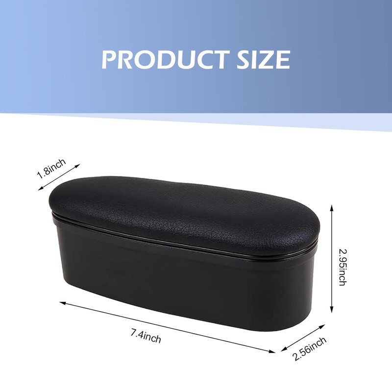 Zeathery Car Armrest Support Cover, Soft Lengthen Sliding Shrink Panel