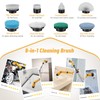 Qimedo 1500 RPM Electric Spin Scrubber with Two Batteries Q2