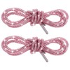 2 Pcs Pink Shoe Laces Rhinestone Shoe Laces Glitter Rope