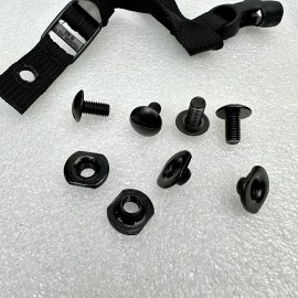 Team Wendy Black Team Wendy Standard H Nape Combat Helmet Chinstrap ACH MICH ECH 4-Point