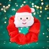 Christmas Scrunchie Hair Band Elastic Ponytail Tie Soft Colourful Funny