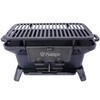 ESPIDOO Cast Iron Grill Outdoor Portable: Heavy-Duty Enameled Charcoal BBQ