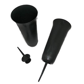 Cemetery Vase Green 36 Per Box Bulk Pack Heavy Plastic (DL 3690-36G)