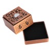Incense Burner Zinc Alloy Metal Heart Sutra Disk Household Crafts