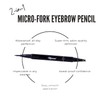 2-in-1 Waterproof Micro-Fork Eyebrow Pencil and Eyeliner Pen | Double