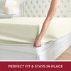 Prime Linens Extra Deep 30Cm Plain Fitted Sheet, Elastic Pocket