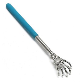 Telescopic Back Scratcher, Novelty Gifts for Men & Women, Portable Handheld Massage Stick, Unusual & Funny Massager (Blue)