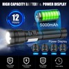 Magnetic Rechargeable Flashlight High Lumens, Super Bright LED Flash Light