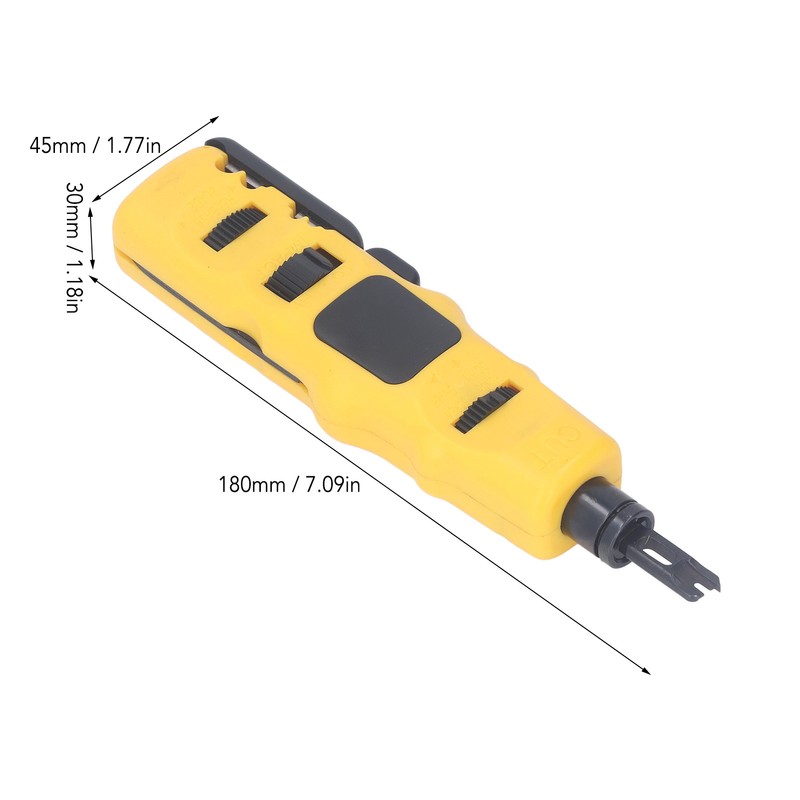 Punch Down Tool 88 110 Blades Network Wire Stripper Impact
