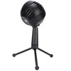 Snowball Microphone USB Inbuilt Audio Card Adjustable Angle Detachable Holder
