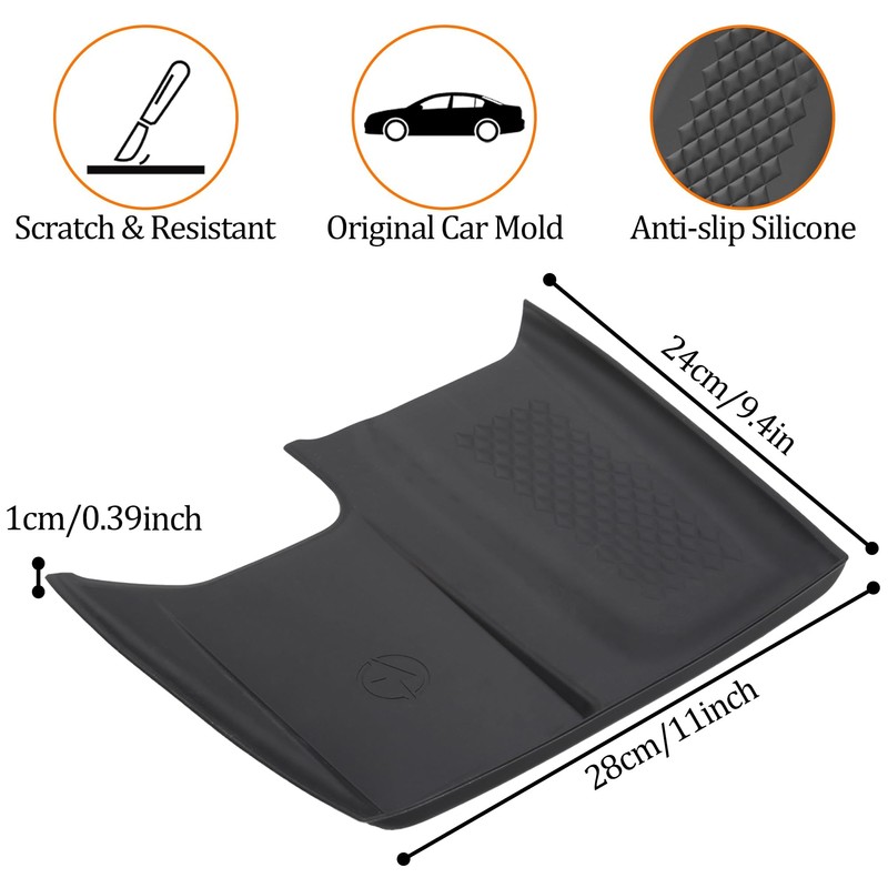 TRSAIM Wireless Charging Mat Compatible with 2024 2025 Toyota Grand