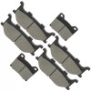 Caltric Front Rear Brake Pads for Yamaha XVS1100 V-Star 1100