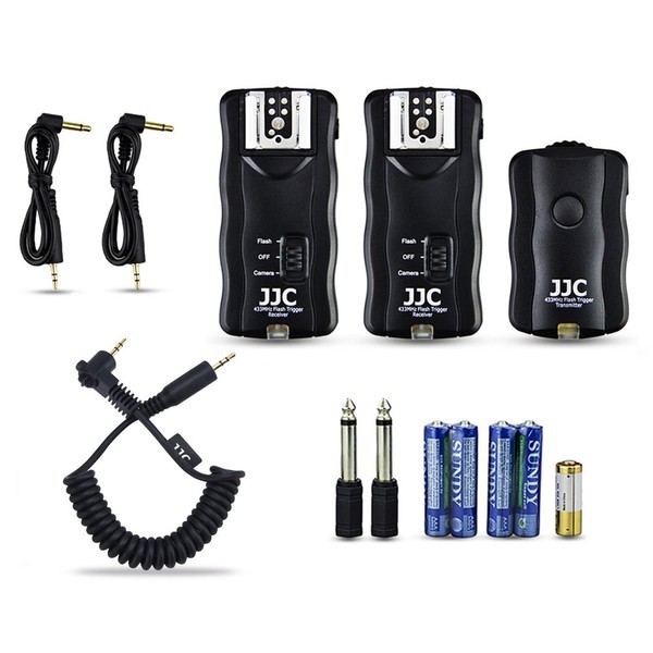 JJC Radio Flash Studio Flash Trigger with Remote Trigger 2