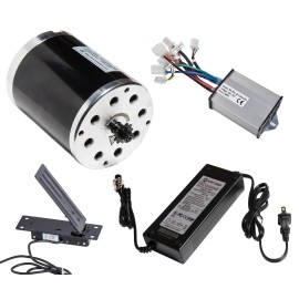 Unite 500W 36 V electric 1020 motor kit w speed control Foot Pedal Throttle & Charger