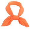 Ideed Orange Neck Scarf Ascot Bandana Hankerchief Daphne Costume Accessories