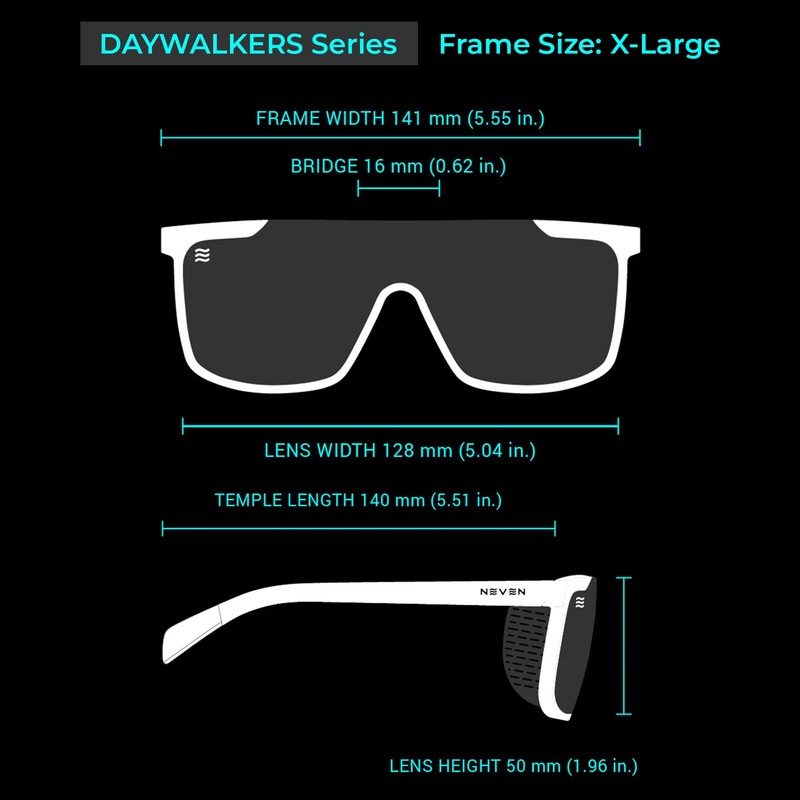 NEVEN Daywalkers  UV Polarized Glasses - Stylish Sporty Sunglasses -