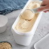 Set of 2 Ice Containers 1-Litre Ice Cream Container Freezer