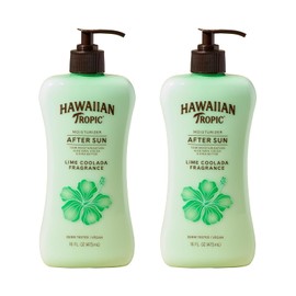 Hawaiian Tropic Lime Coolada Body Lotion and Daily Moisturizer After Sun, 16 Fl Oz (Pack of 2)