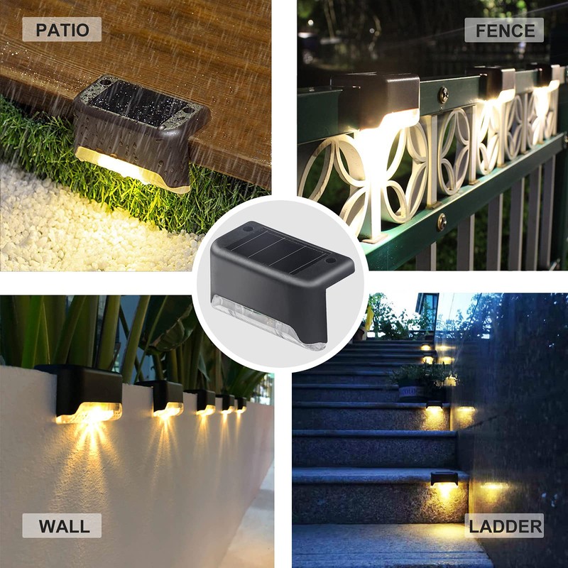 jindaaudio 4Pack Solar Pool Light Color Changing Solar Deck Lights